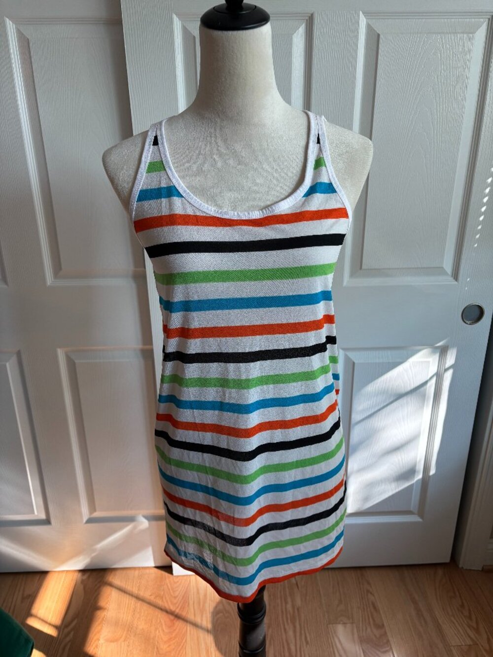 Mori & Style Striped Cami Tank Top -Size Medium